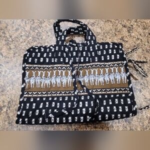 Vera Bradley hanging  cosmetic bag